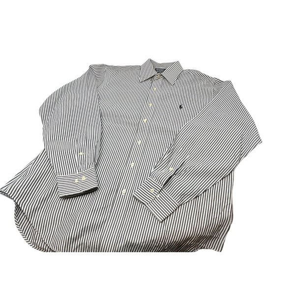 Ralph Lauren Men's Striped Dress Shirt - Size 16 -‎ 34/35 - Picture 2 of 7